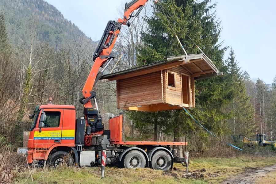 Gartenhaus Versetzen 3